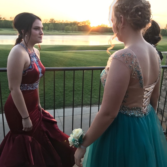 Clarisse Full Length Prom Dress - Picture 4 of 4